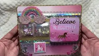 Unicorn Theme Shaker Embellishment Box for ItsaDeal