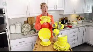 Temp-tations 16 Piece Essential Dinnerware Set Dinnerware Set on QVC