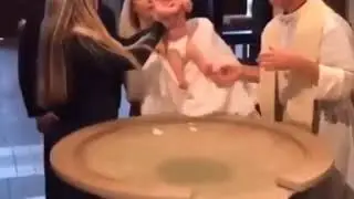 Priest Drops Baby During Baptism