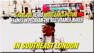 Earls Picture Frames Maker at Peckham  Rye Lane Market  in Southeast London