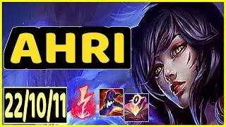 AHRI VS KARTHUS - 22/10/11 KDA ADC GAMEPLAY CHALLENGER I
