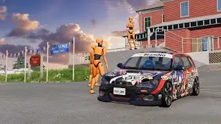 Car Showroom Heist Turns Into INSANE Police Chase | BeamNG drive