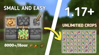 SIMPLE Minecraft 1.17 Automatic Nano Farm Tutorial (MCPE/Xbox/Ps4/Switch/Windows10)