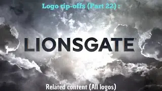 Logo Rip offs (Part 22) : Lionsgate Films Related Content (All logos)