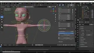 Blender Girl Character Rigging Showcase | Animation Ready Setup! (Blender Speed Rigging)