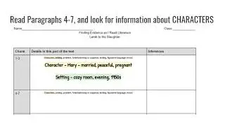 Lamb to the Slaughter Guided Reading Part 1