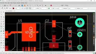 Layout Part 2 Completing layout and Design rule checking using EAGLE software #PCB #electronics