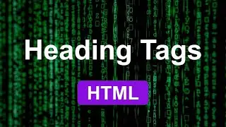Heading Tags in HTML || Tutorial 2 || HTML for beginners
