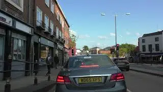 Driving On Deansway, College Street & Sidbury, Worcester, Worcestershire, UK 14th May 2021