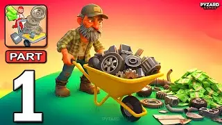 Scrapyard Magnate - Gameplay Walkthrough Part 1 - Turn Scrap Trash Into Gold (Android, iOS)