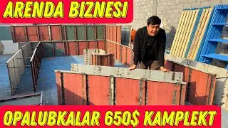 650$ BILAN BOSHLAYDIGAN ARENDA BIZNESI OPALUBKALAR LESALAR SOTILADI