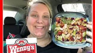 WENDY'S HARVEST CHICKEN SALAD | MOM EATS FOOD REVIEW