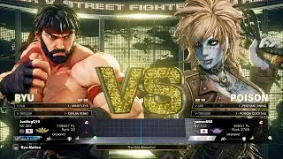 SFV Champion Edition 🔥 JustfogQ16 (RYU) Vs yamon665 (POISON) 🔥 Online Match's 04-12-2023