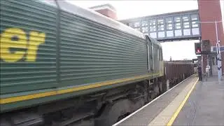 Colas rail freight class 66 and frieght liner class 66 at strood