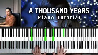 Christina Perri - A Thousand Years (Piano Tutorial + Not Angka)