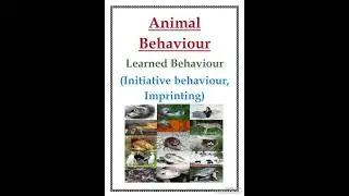Initiative behaviour and Imprinting ll Learned behaviour ll Zoology ll Bsc, Msc