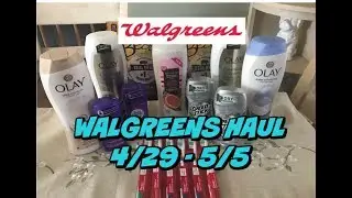 WALGREENS HAUL 4/29 - 5/5 ~ Cheap Deodorant & Bodywash...MM Toothbrushes!