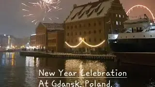 Happy New Year| Gdansk Old town| Poland| Polska| Old town Europe| New year celebration Gdansk| Party
