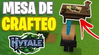 ✅COMO HACER UNA MESA DE CRAFTEO EN HYTALE👈
