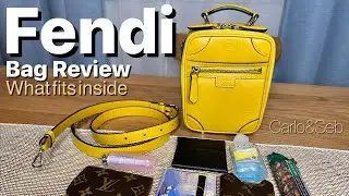Fendi Mini Travel Bag Review and What fits inside | Vlogmas Day 3 | Carlo&Seb