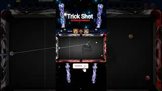 Trick Shot in Crimson Moon Table - 8 ball pool trick shot #shorts #viral #8ballpool #short