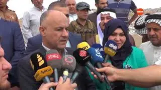 ناحية جلولاء في محافظة ديالى قرى مدمرة سويت بالارض  ..للشرقية نيوز ناهض الزيدي