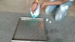 SKYRA+&trade; Shoe Sanitizing Tray Demonstration For Shoes Disinfection