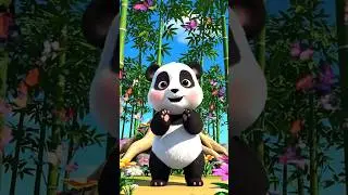Pinku Panda&rsquo;s Colorful Forest Adventure 🐼🌈 | Cute Kids Story | Pixar-Style Animation | 40 Sec Short