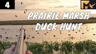 PRAIRIE MARSH DUCK HUNT - DAY 3 Early Teal Hunting Central Flyway Migration Waterfowl Podcast Ducks