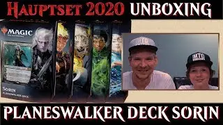 Unboxing Hauptset 2020 Planeswalker Deck Sorin Magic the Gathering deutsch MTG Trader Core Set