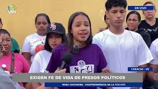 FCU-UCV y Familiares exigen Fe de Vida de Presos Pol&iacute;ticos - En Vivo | 11Ene