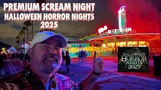 Dodging the Rain at HHN 34's Premium Scream Night!