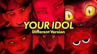 Song 'YOUR IDOL' Saja Boys Through Different Versions 🎤😍 Guess The Song Your Idol KPOP DEMON HUNTER!