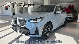 NEW ARRIVAL! 2025 BMW X3 30 xDrive Brooklyn Grey Metallic M Sport #bmw #x3 #g45 