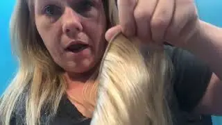 Glue in extensions at home - Caucasian (white) hair