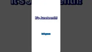 Juneteenth #shorts #juneteenth #funny