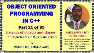 Importance of objects and classes in OOP using c++