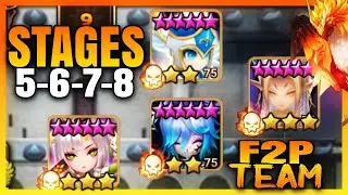 ToA HELL Stages 5 - 6 - 7 - 8 | Agosto ~ Setembro | Summoners War
