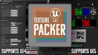 Texture Packer and Manipulation for UE4 & UE5