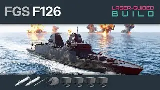 FGS F126 with x4 Swarmer-2 Atlas. Modern Warships