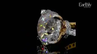 Round Diamond Ring with Hidden Halo | Earthly Jewels | Lab Grown Diamond Jewellery INDIA