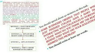 IELTS WRITING TASK 2: reasons and give suggestions, business observe student faces problem, sample