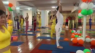 Rhythmic Yoga ( Indian Independence Day special music Vande Matram ) By Master Ranjeet Singh Bhatia