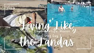 What We Did in a Day at Emporio Ixtapa 🌊 Clear Water, White Sand & Epic Sunsets