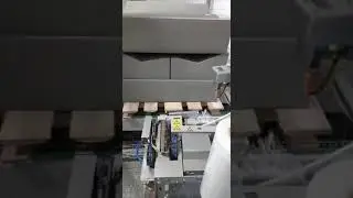 Упаковка тротуарной плитки и бордюрного камня в стретч-плёнку | Автоматический обмотчик ROBOPAC