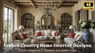 French Country Home Interior Designs | Rustic Elegance & Timeless European Style