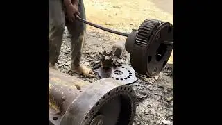 Extreme Restoration of a 40-Year-Old Caterpillar Front Gear | Satisfying Repair Process