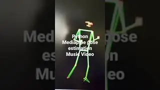Python mediapipe Pose estimation dance
