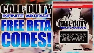 HOW TO GET FREE INFINITE WARFARE BETA CODES! (Tutorial)