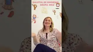 Salutul de dimineață la grupa mică.🫲👨‍🍼Joc de mâini și degețele.
